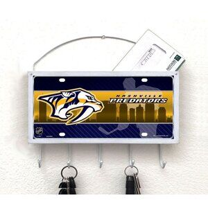 Nashville Predators Mail Organizer, Mail Holder, Key Rack, Mailbox, NHL